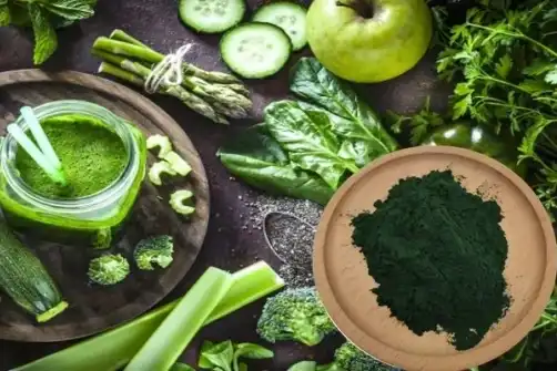 Vegan Chlorophyll Powder For Internal Deodorant Formulations